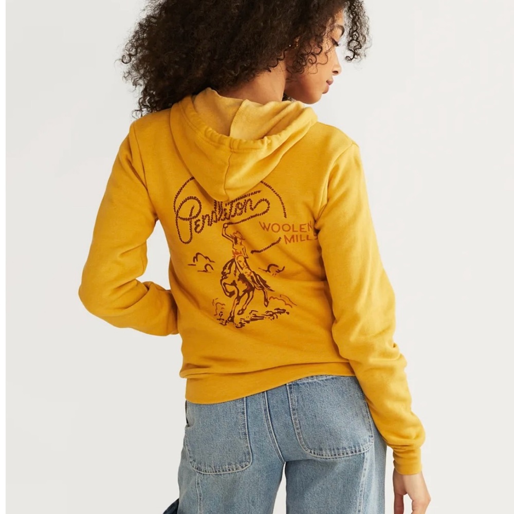 Pendleton Women's Yellow Hoodie